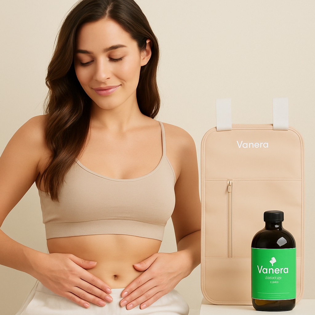 Pack Ventre Plat + (Huile de Ricin, Ceinture abdominal)
