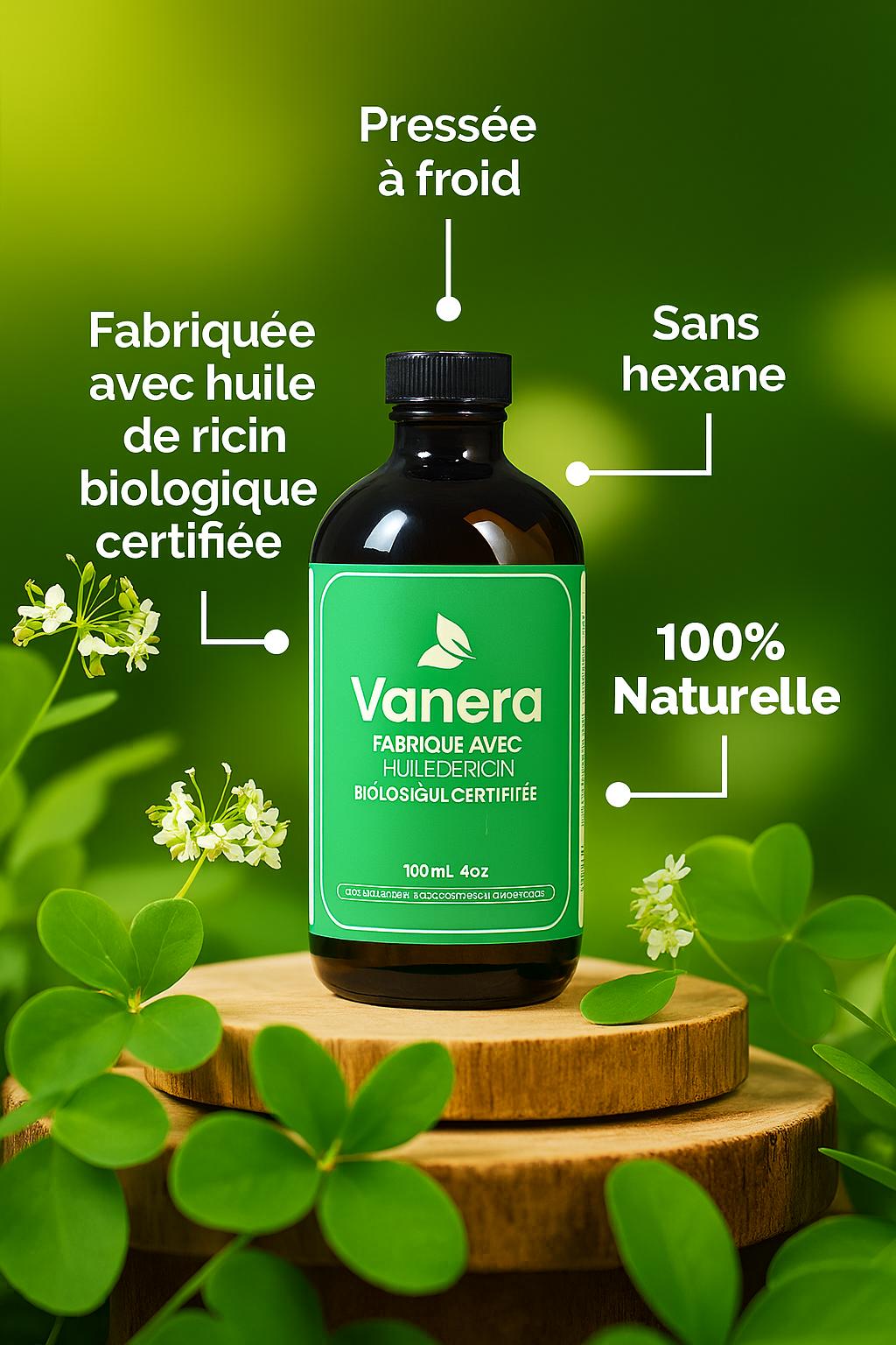 Pack Ventre Plat + (Huile de Ricin, Ceinture abdominal)